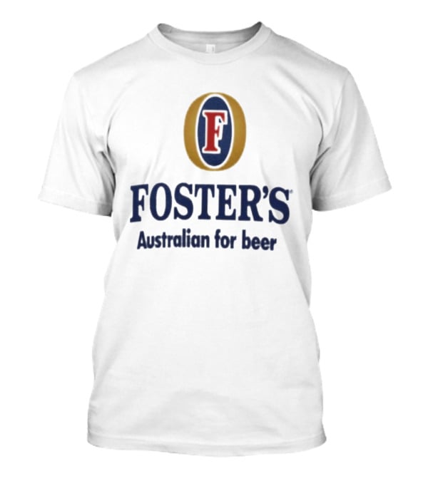 Foster's Australian For Beer Classic F Oval T-Shirt