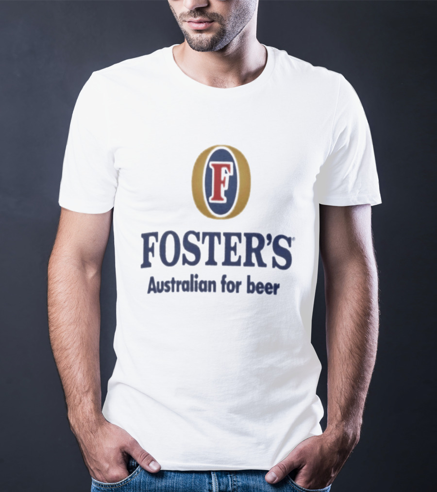 Foster's Australian For Beer Classic F Oval T-Shirt