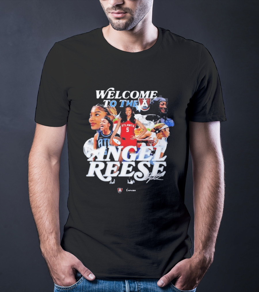 Welcome To The A Angel Reese Atlanta Dream WNBA T-Shirt