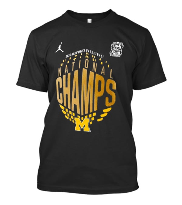 2026 Michigan Wolverines Men's Basketball National Champs Locker Room T-Shirt