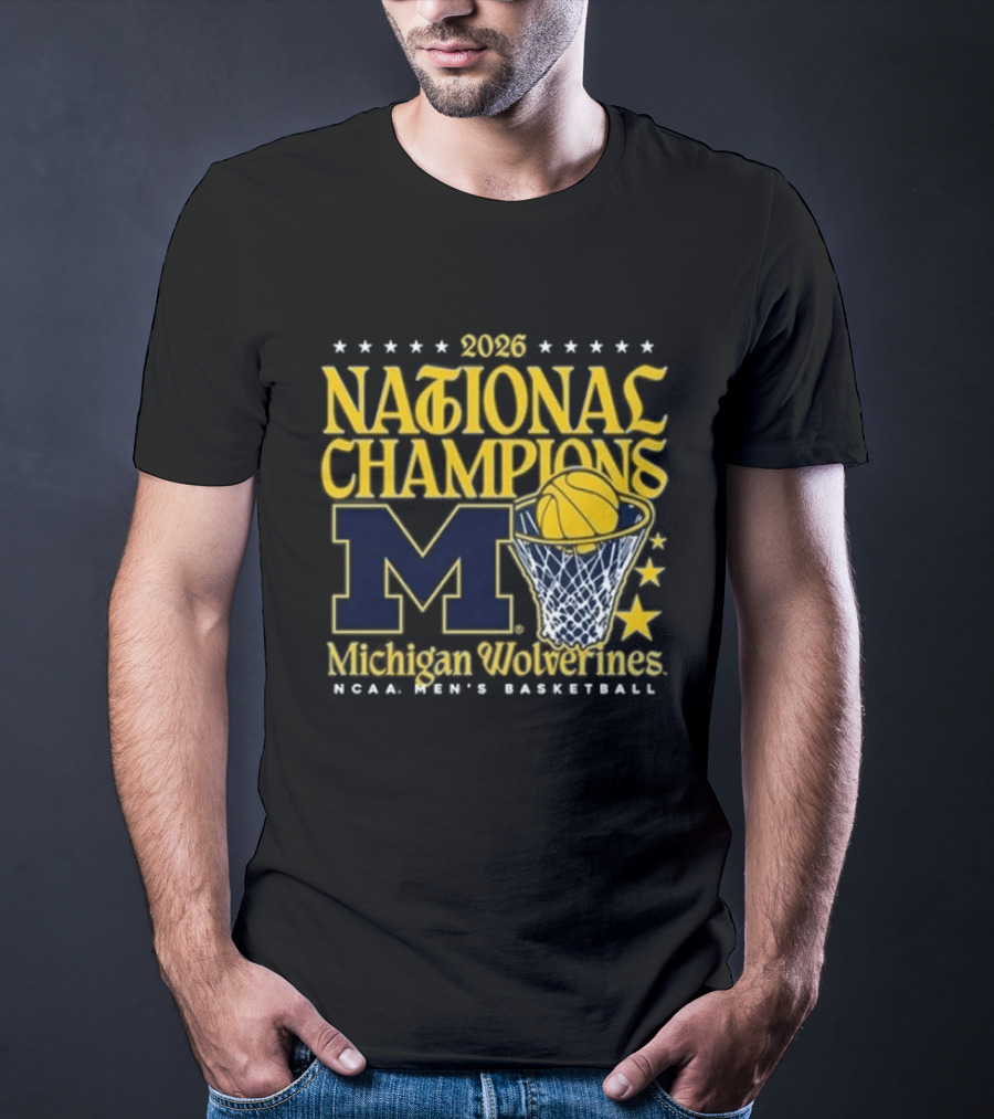2026 National Champions Michigan Wolverines MBB Women's Basketball T-Shirt