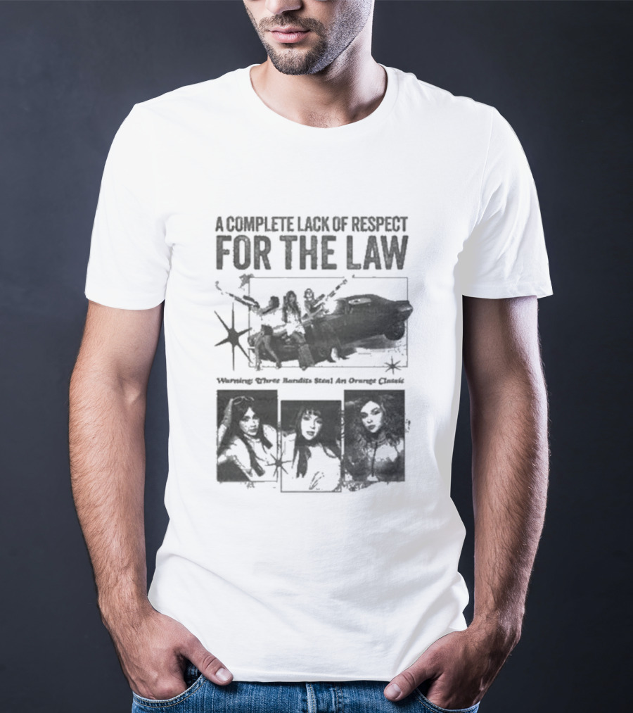 A Complete Lack Of Respect For The Law The Warning Kerosene Newspaper T-Shirt