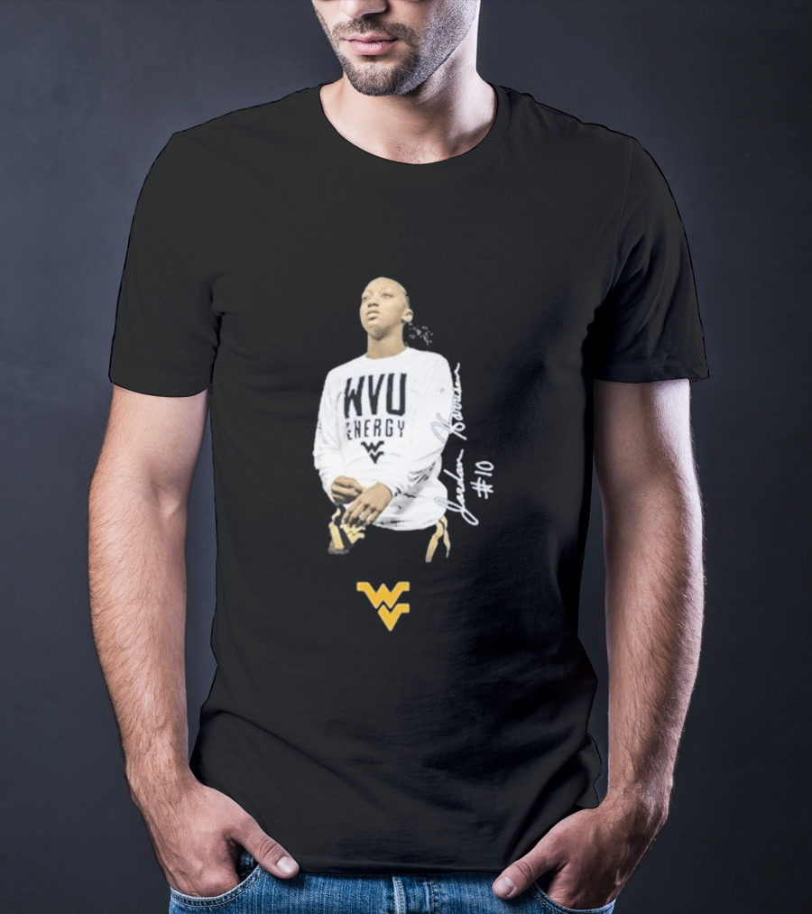 WVU Energy Jordan Harrison #10 West Virginia T-Shirt