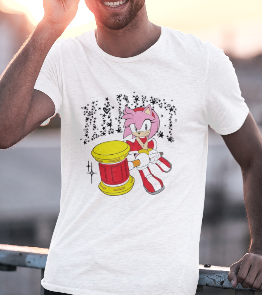 TiaCorine X Hedgehog Amy Rose Collaboration T-Shirt