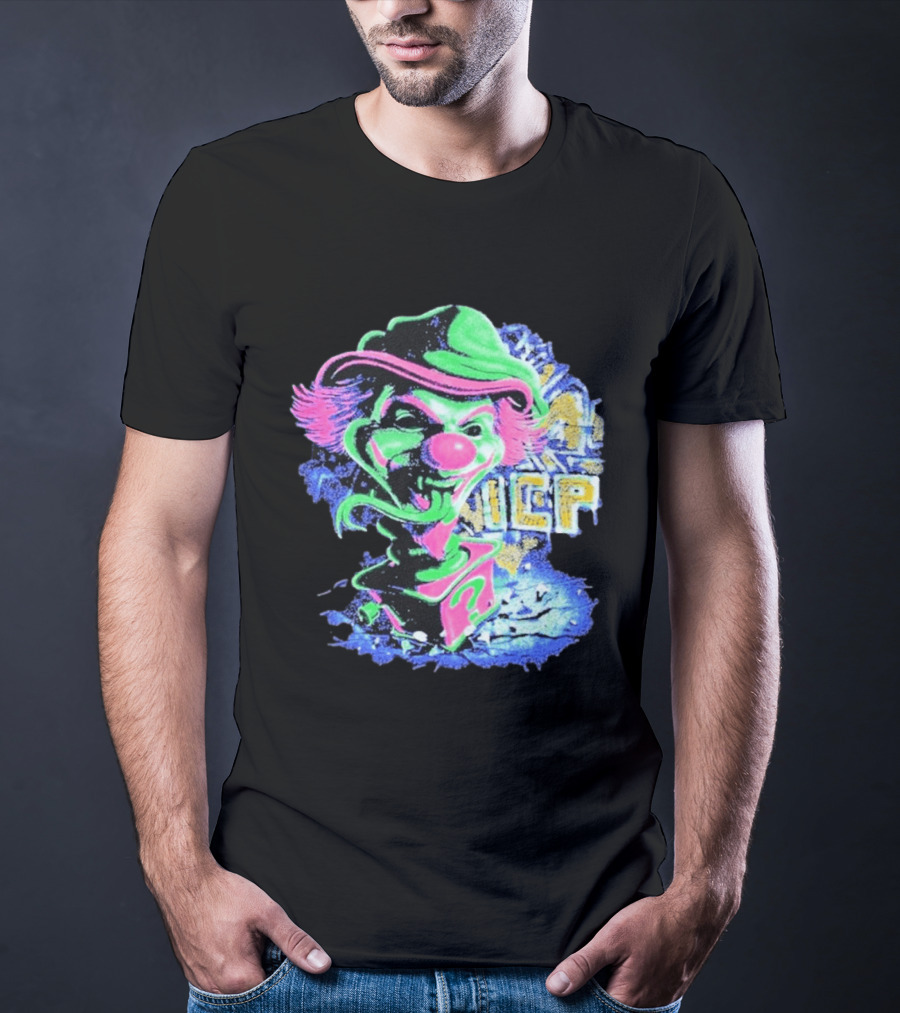 Insane Clown Posse ICP Jack In The Riddle Box Psychedelic Clown T-Shirt