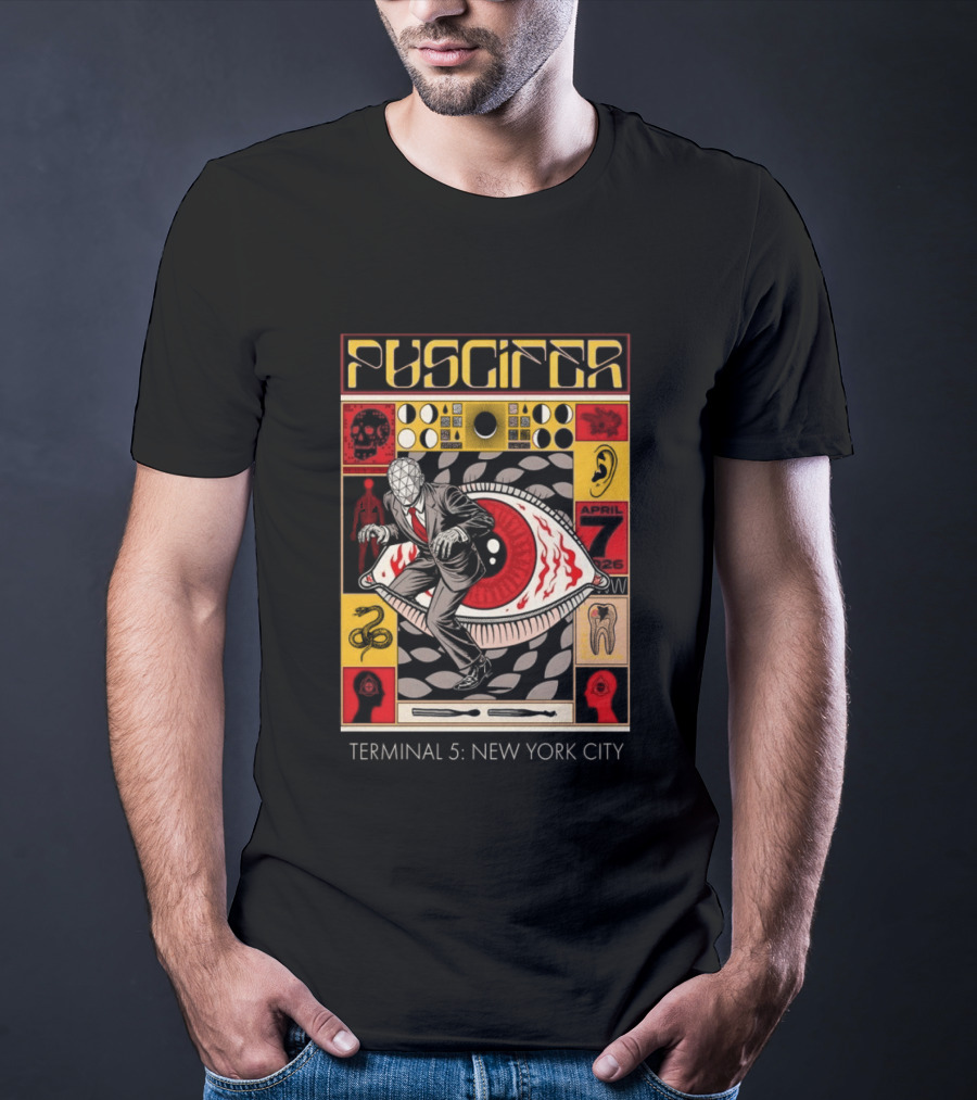 Puscifer Terminal 5 New York City Concert July 4 2026 Eye T-Shirt