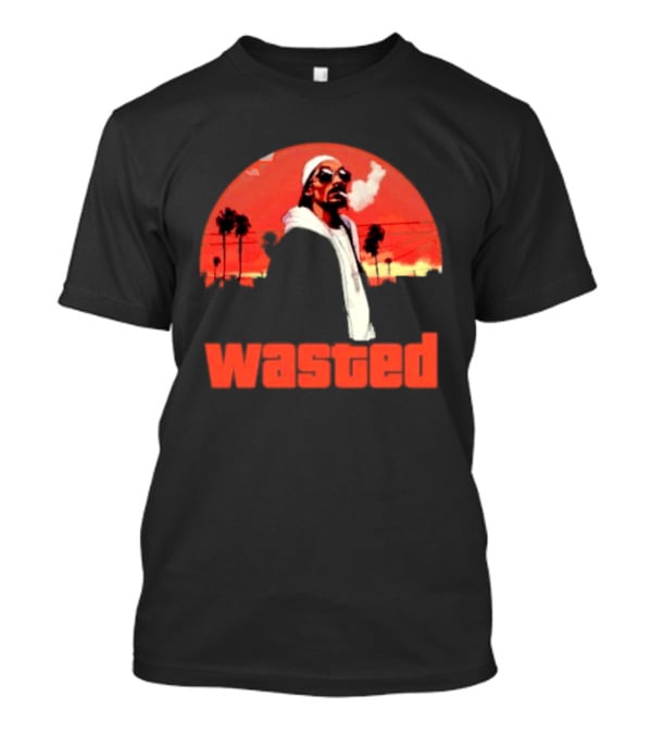 Wasted Sunset Palm Trees Snoop Dogg T-Shirt