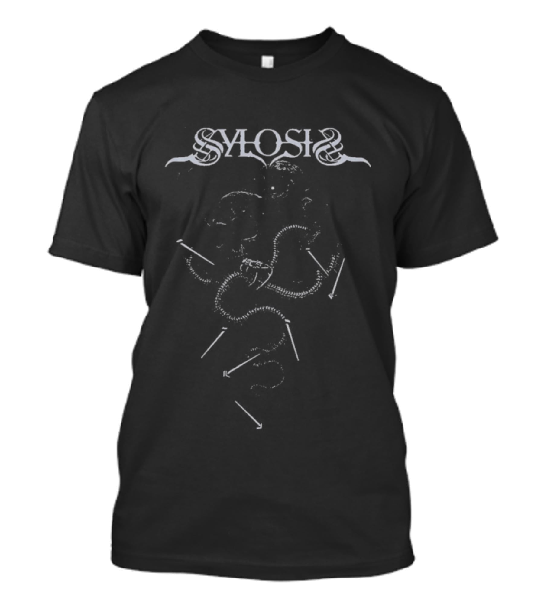 Sylosis Coffin Nails Skeleton T-Shirt