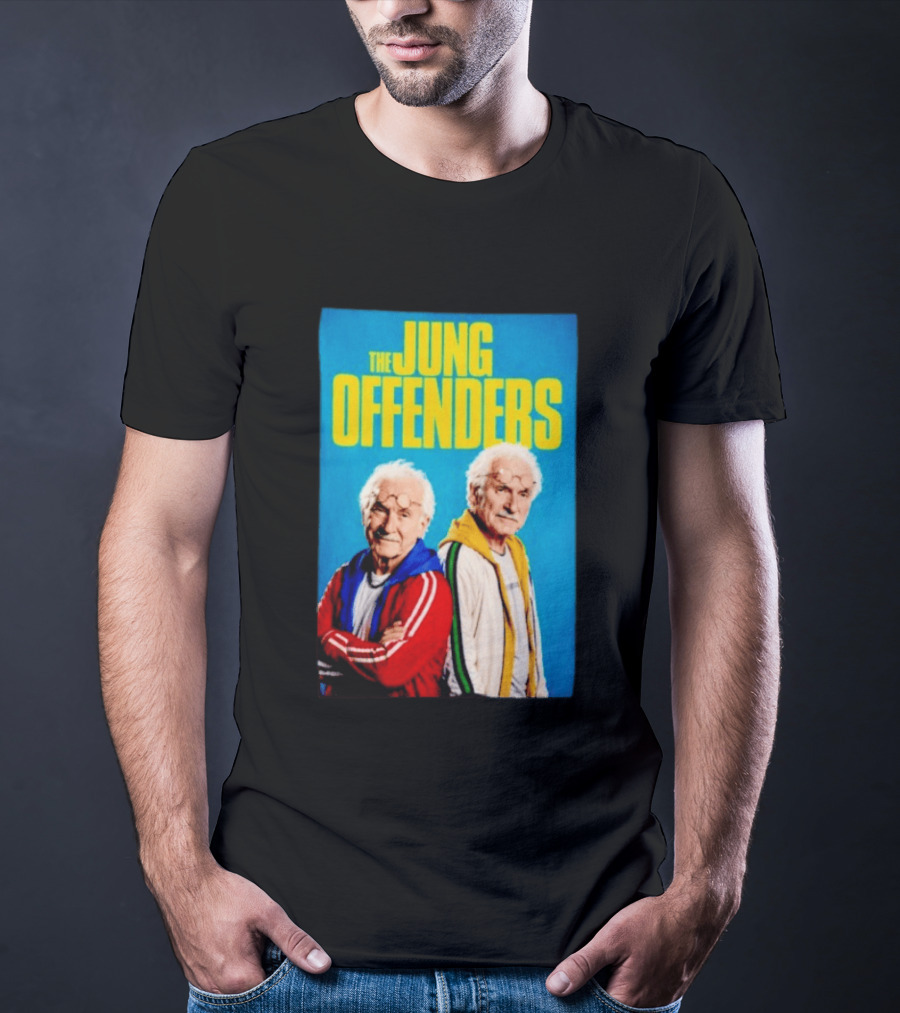The Jung Offenders Comedy Duo Vintage Look T-Shirt