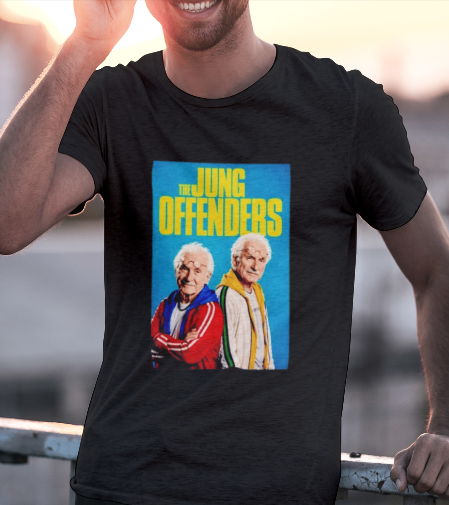 The Jung Offenders Comedy Duo Vintage Look T-Shirt