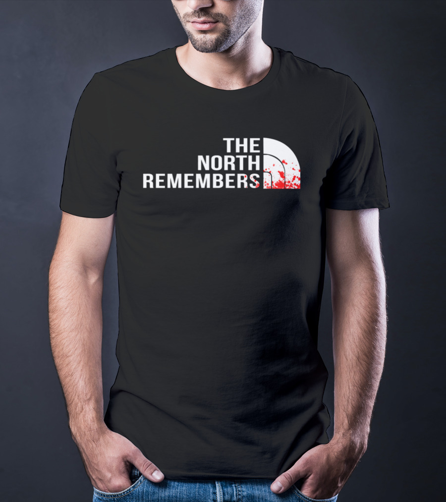 The North Remembers GOT Blood Splatter T-Shirt
