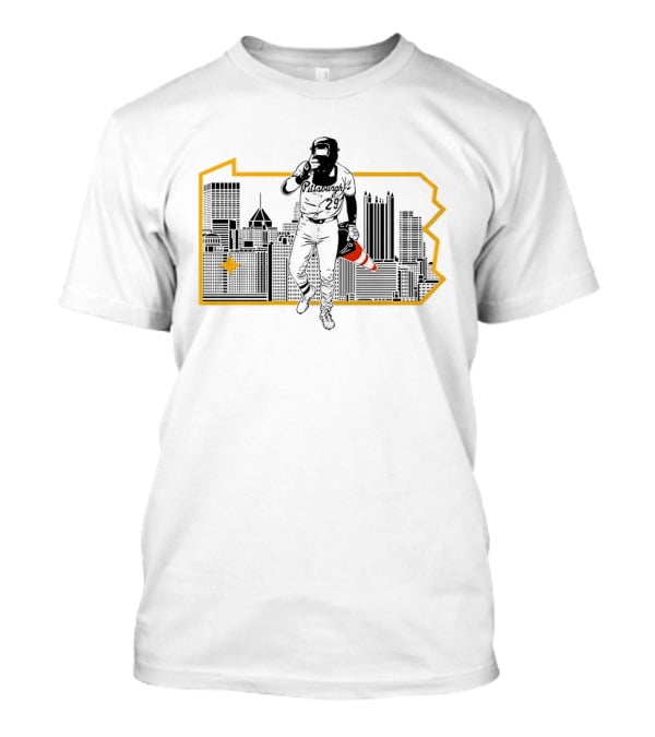 Fear The Cone Ryan O'Hearn Pittsburgh Pirates Baseball Pennsylvania Skyline T-Shirt