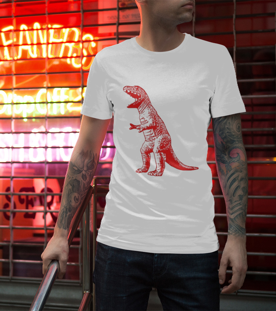 Red Rex Dinosaur Sheldon Cooper Bazinga T-Shirt