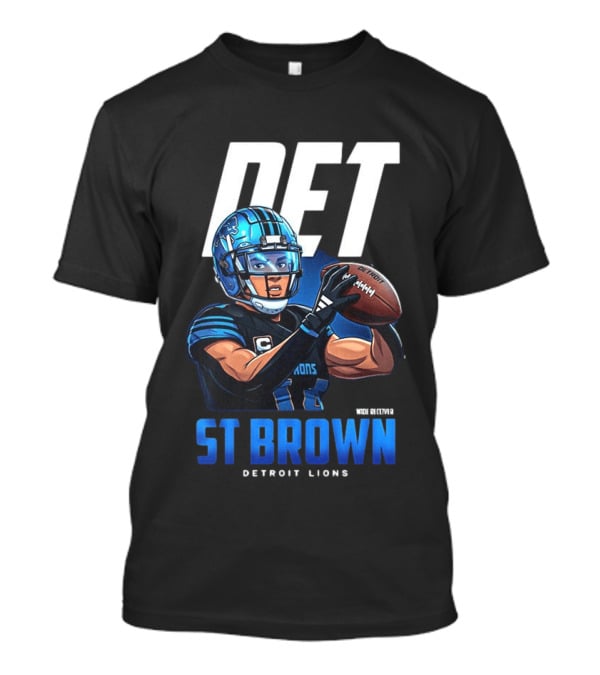 DET St Brown Detroit Lions Football T-Shirt