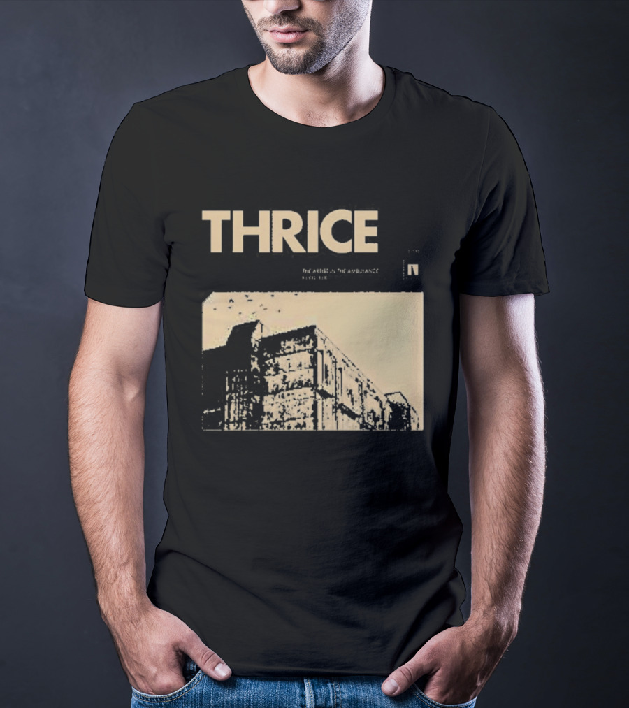 Thrice The Artist In The Ambulance Album Cover Art Building T-Shirt