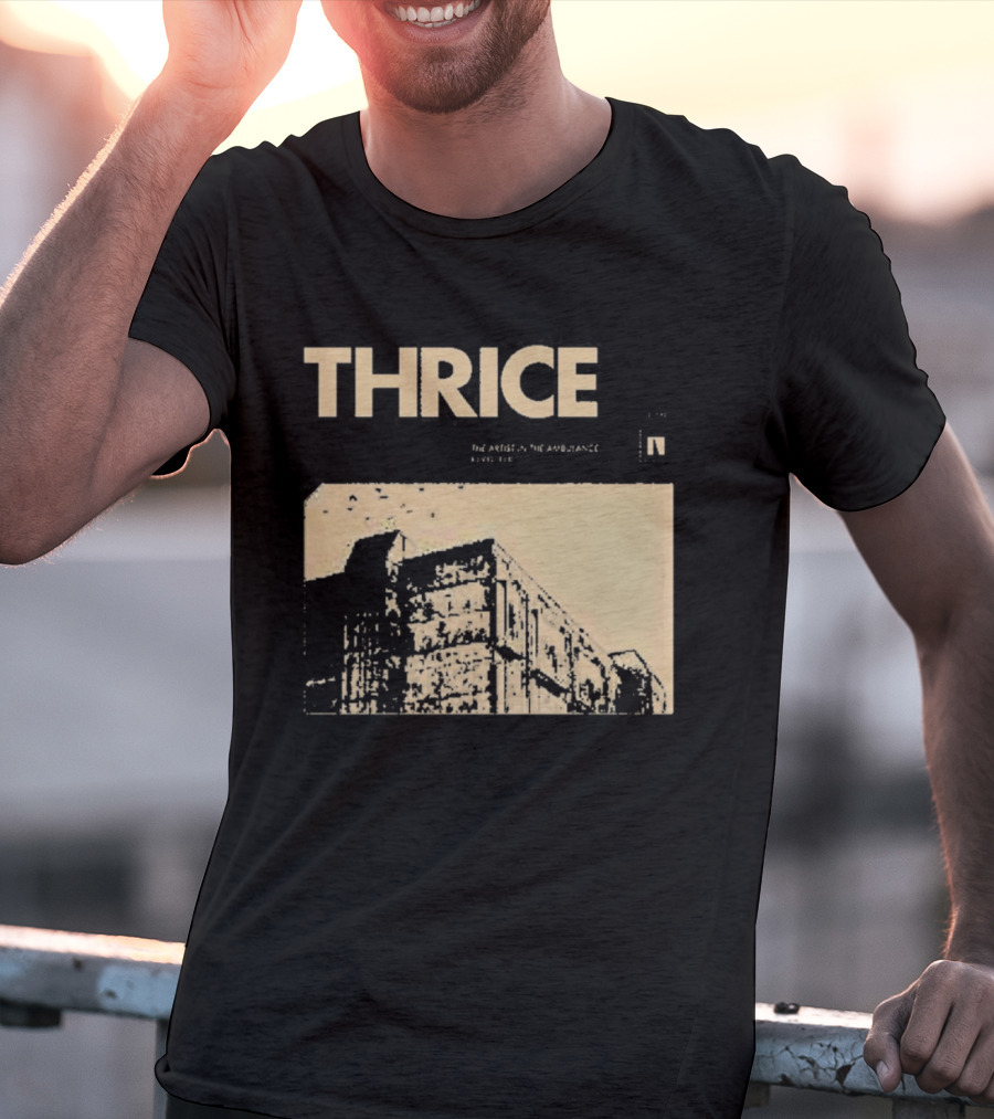 Thrice The Artist In The Ambulance Album Cover Art Building T-Shirt