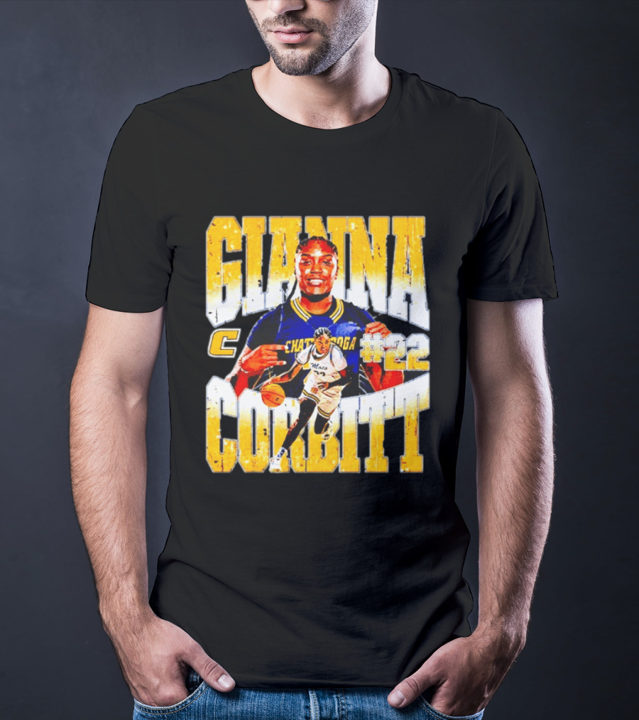 Gianna Corbitt Chattanooga Mocs #22 Basketball T-Shirt