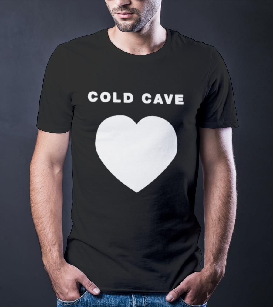 Heartworm Press Cold Cave White Heart T-Shirt