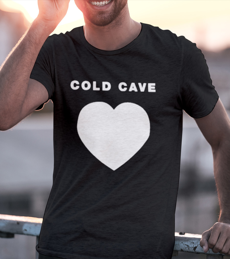 Heartworm Press Cold Cave White Heart T-Shirt