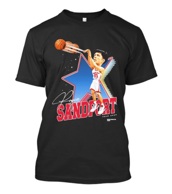 Pryce Sandfort From Deep Were Back Basketball Star T-Shirt