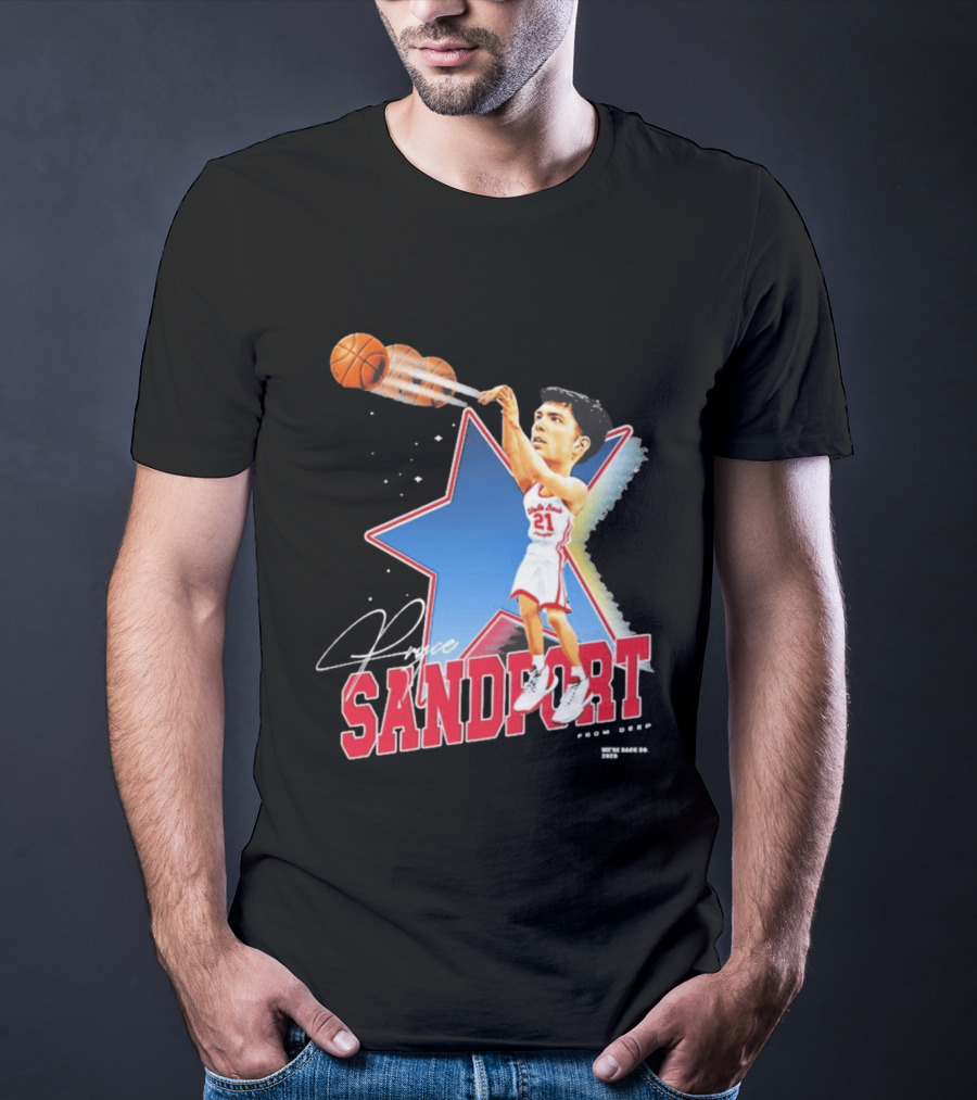 Pryce Sandfort From Deep Were Back Basketball Star T-Shirt