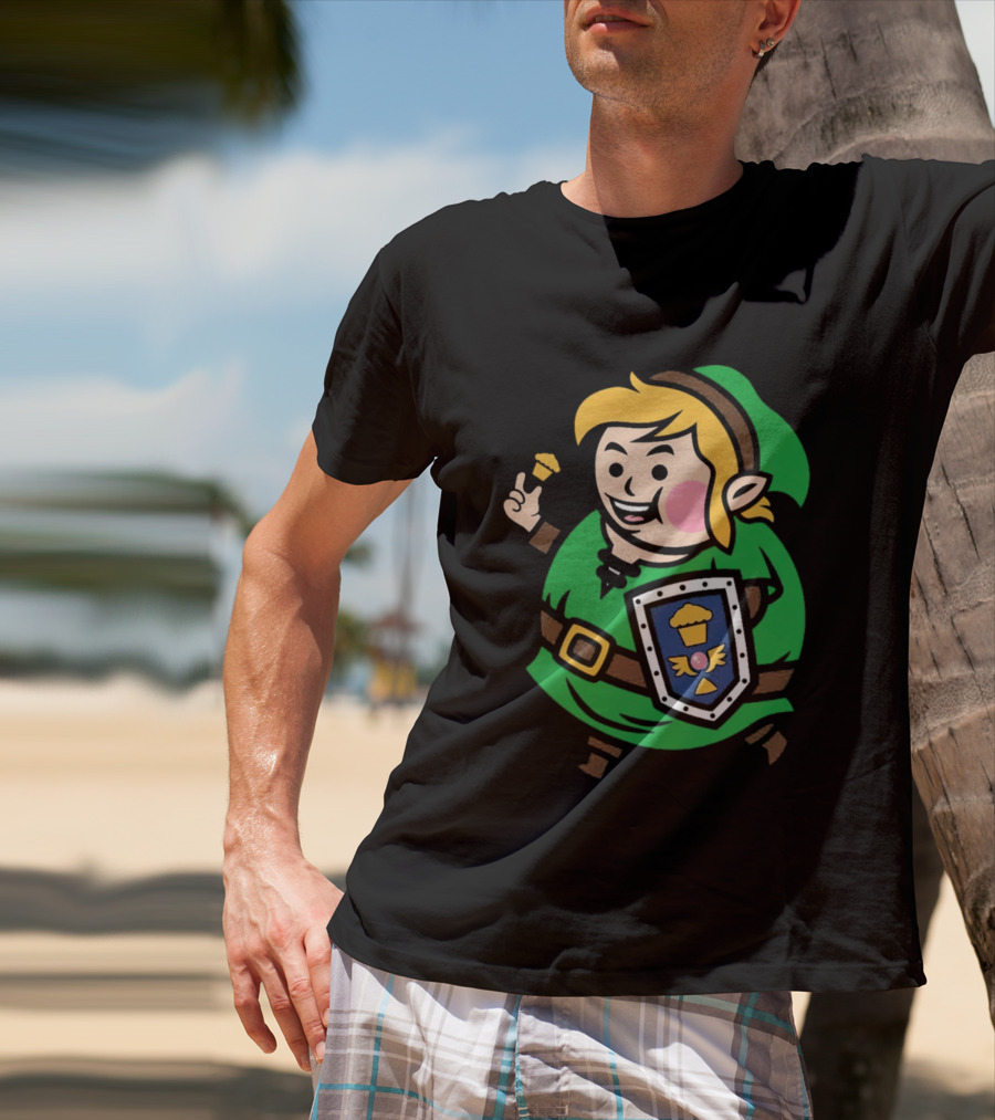 Johnny Cupcakes Legend Big Kid Green Outfit Shield Cupcake Hero T-Shirt