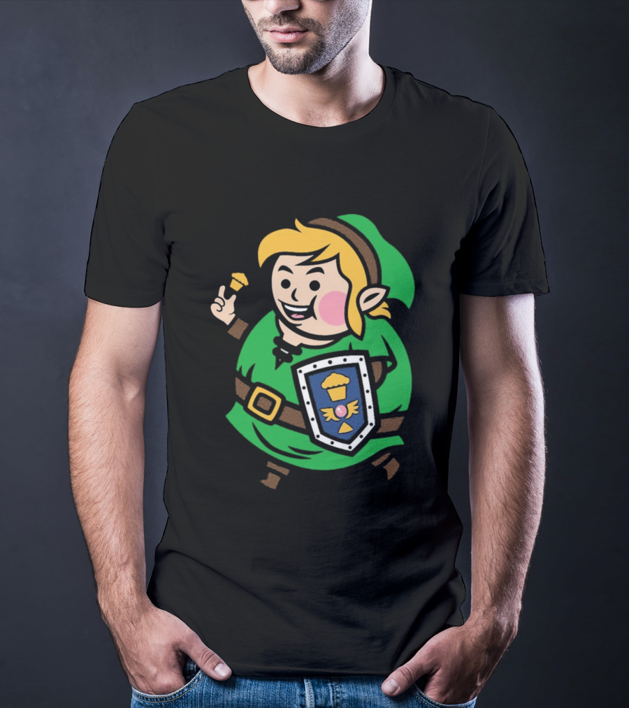 Johnny Cupcakes Legend Big Kid Green Outfit Shield Cupcake Hero T-Shirt