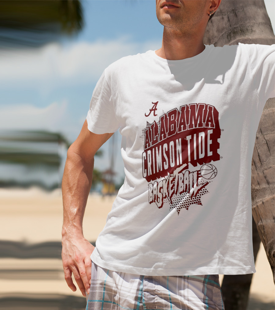 Alabama Crimson Tide Basketball NCAA Team Sports Fan T-Shirt