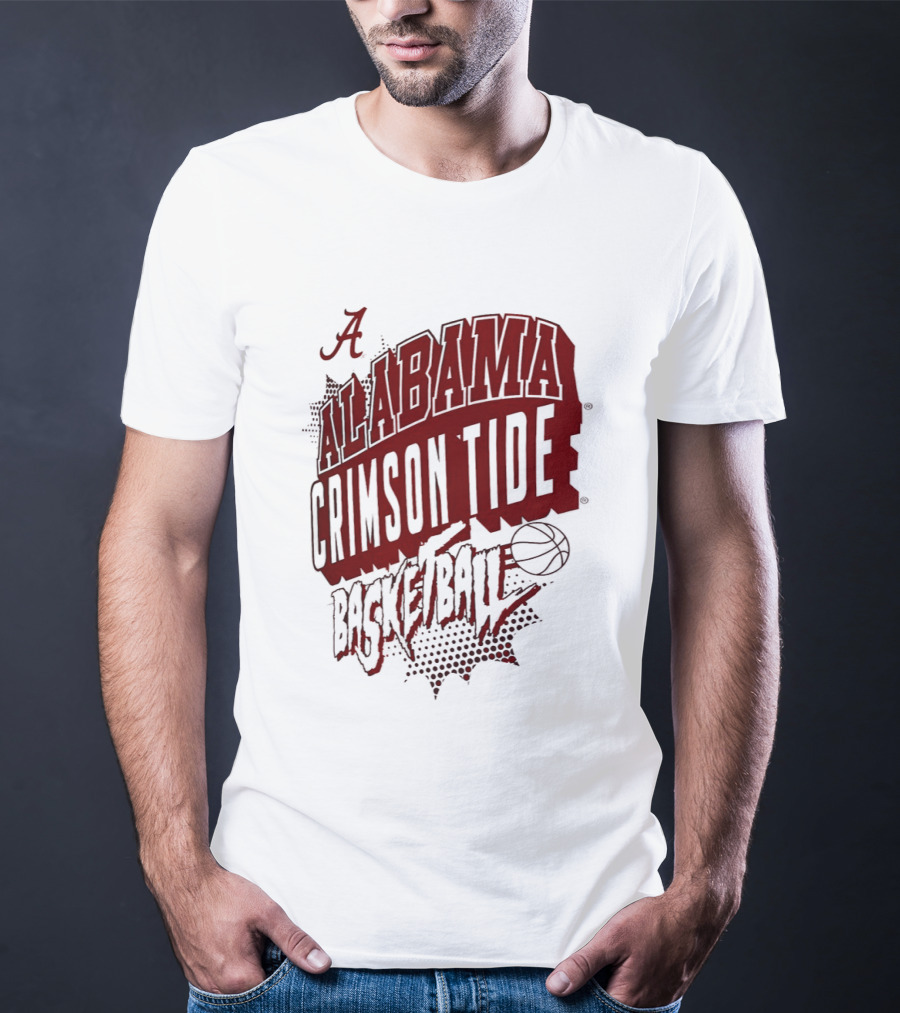 Alabama Crimson Tide Basketball NCAA Team Sports Fan T-Shirt