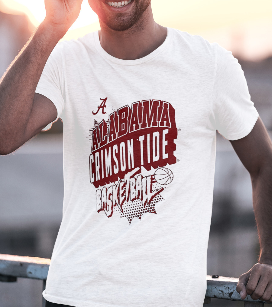 Alabama Crimson Tide Basketball NCAA Team Sports Fan T-Shirt
