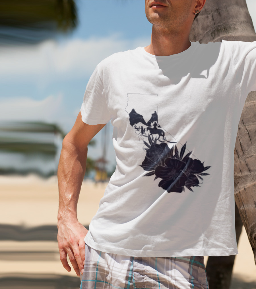 Crooks & Castles Califas California Script Floral T-Shirt