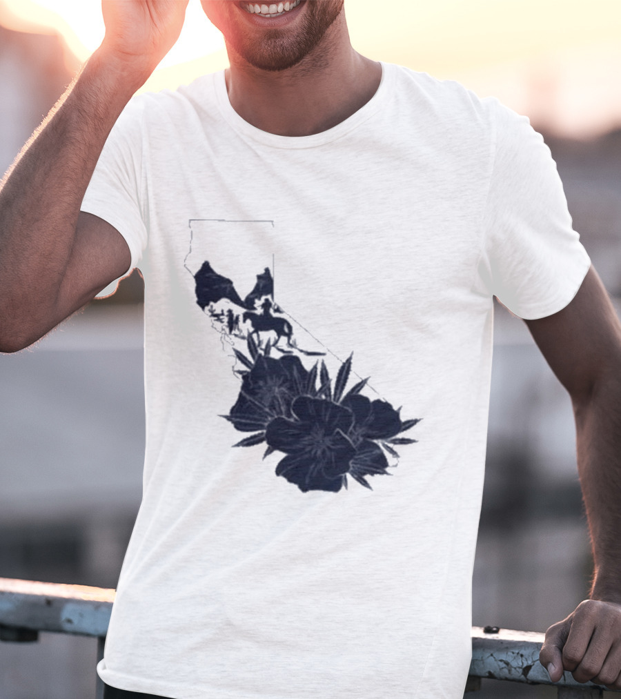 Crooks & Castles Califas California Script Floral T-Shirt