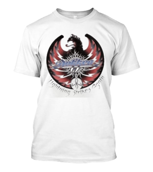 Rhino Lightning Strikes Again With Red And Black Phoenix Wings T-Shirt