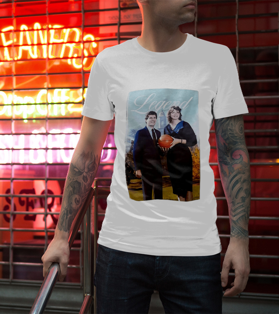 UConn Big East Legend Peggy Myers Basketball Custom T-Shirt