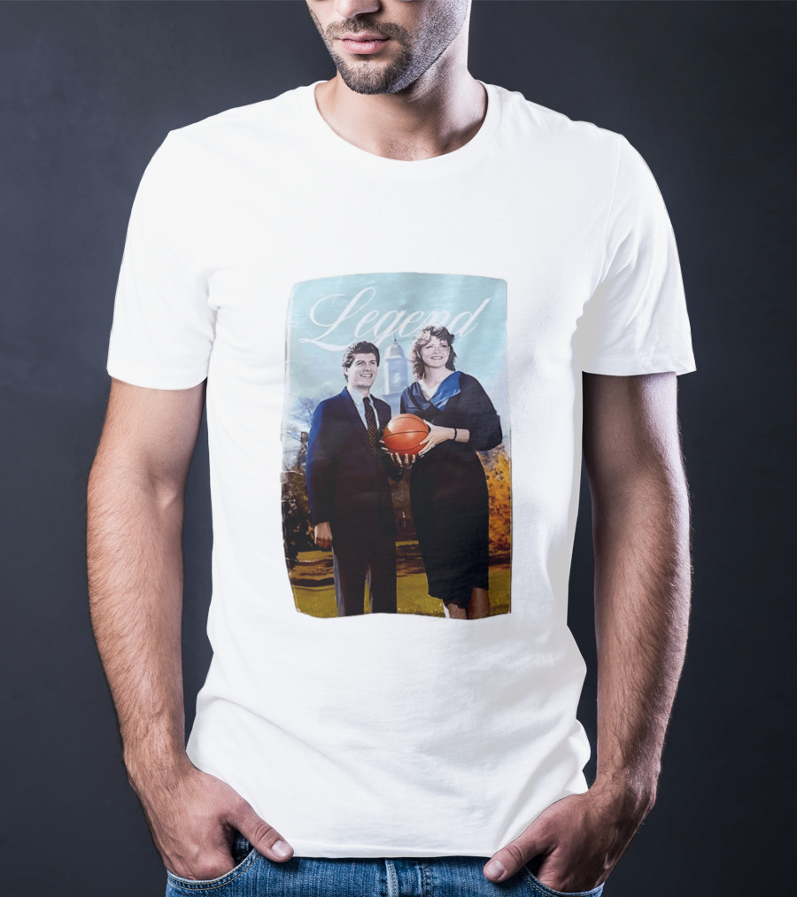 UConn Big East Legend Peggy Myers Basketball Custom T-Shirt