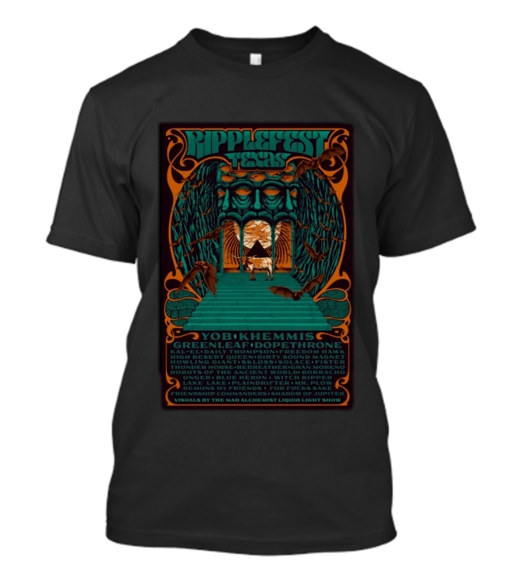 Ripplefest Texas 2026 Yob Khemmis Greenleaf Dopethrone Concert Austin TX September 17 20 T-Shirt