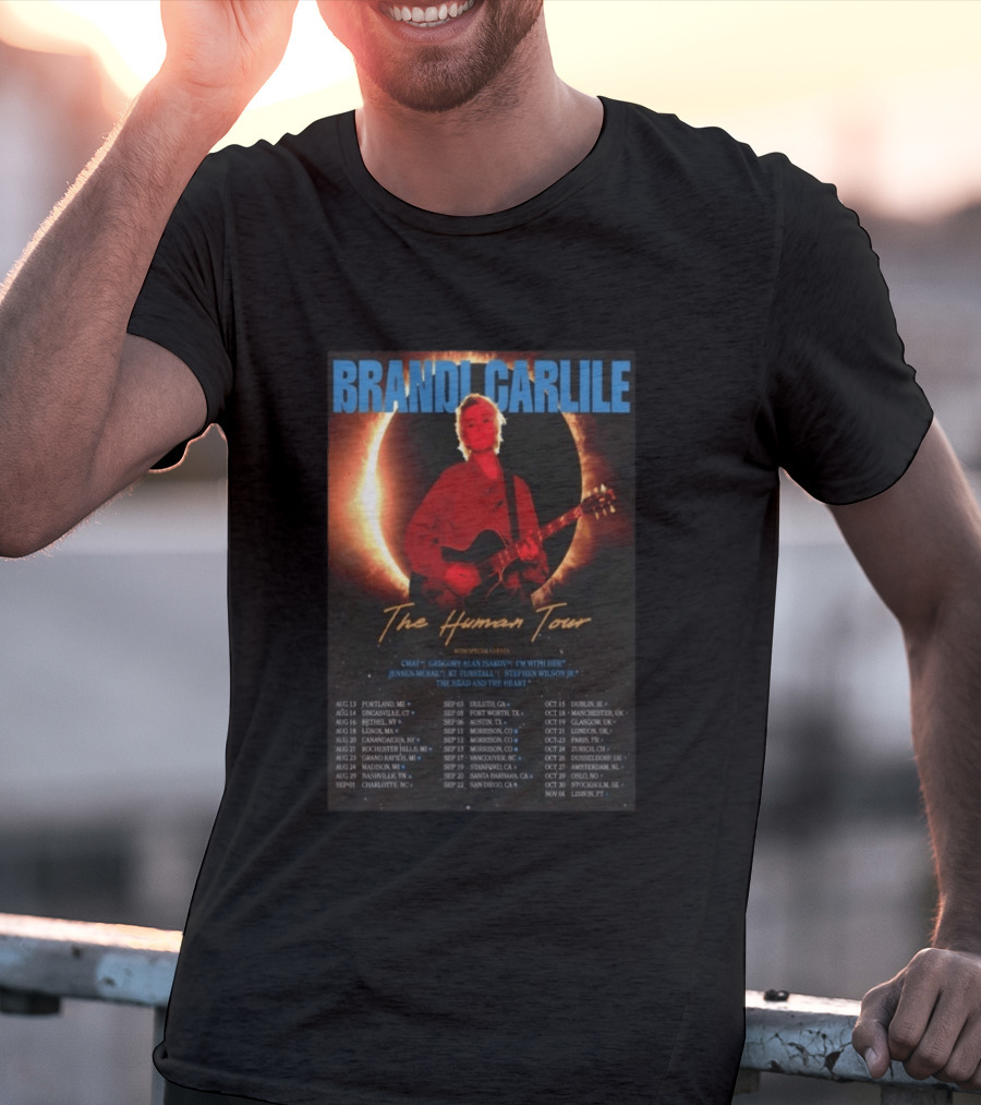 BRANDI CARLILE The Human Tour 2026 Concert Dates And Special Guests T-Shirt