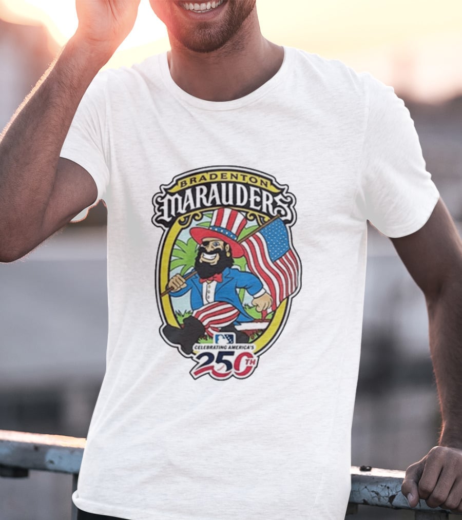 Bradenton Marauders Celebrating America's 250th Independence Day 2026 T-Shirt