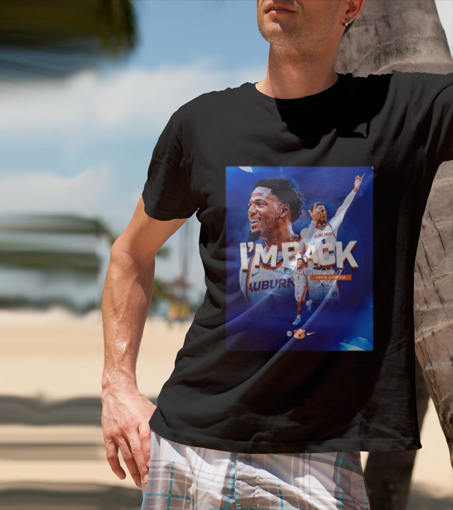 I'm Back Kevin Overton Auburn Tigers Basketball Auburn Nike T-Shirt