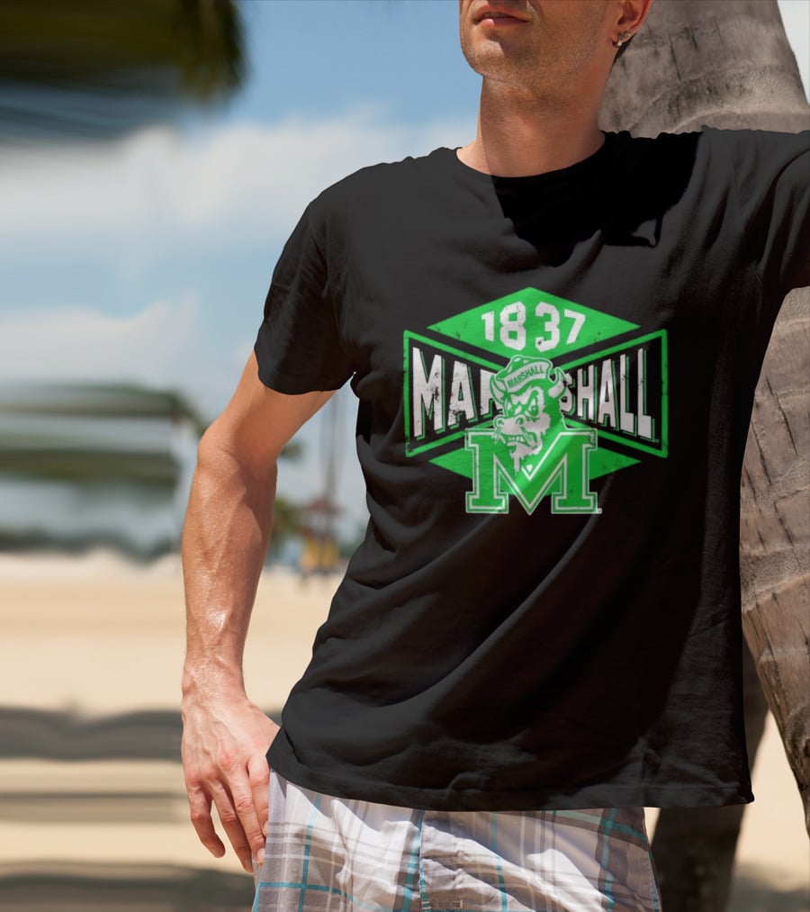 Marshall Thundering Herd 1837 Vintage Retro Team Spirit T-Shirt