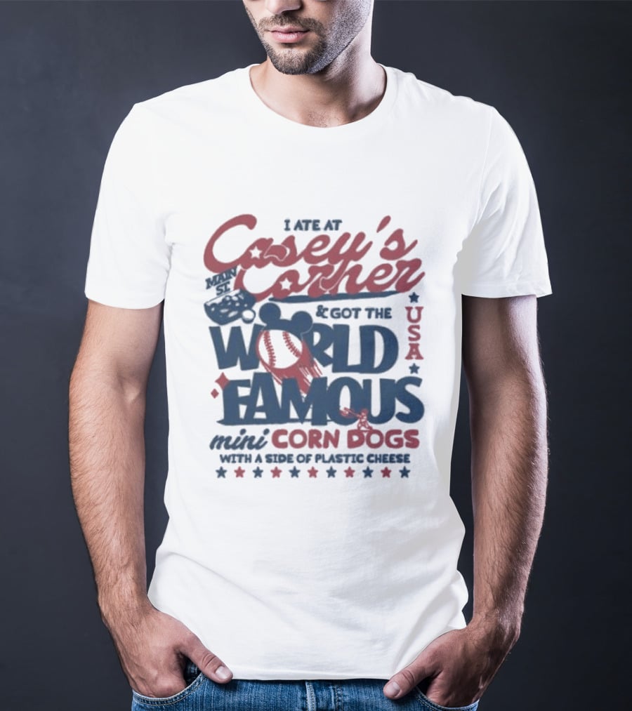 Casey's Corner World Famous Mini Corn Dogs USA T-Shirt