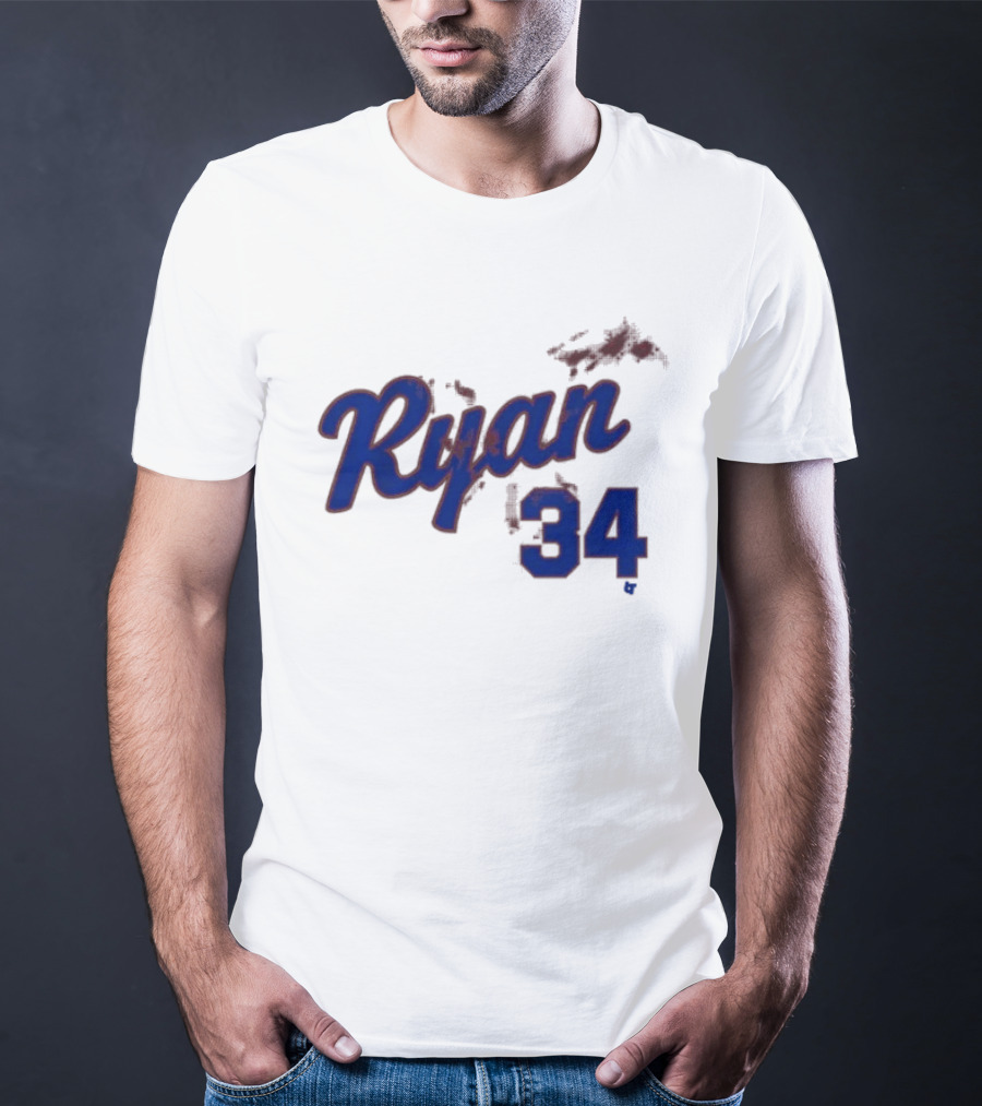 Ryan 34 Bloody Baseball Legend T-Shirt
