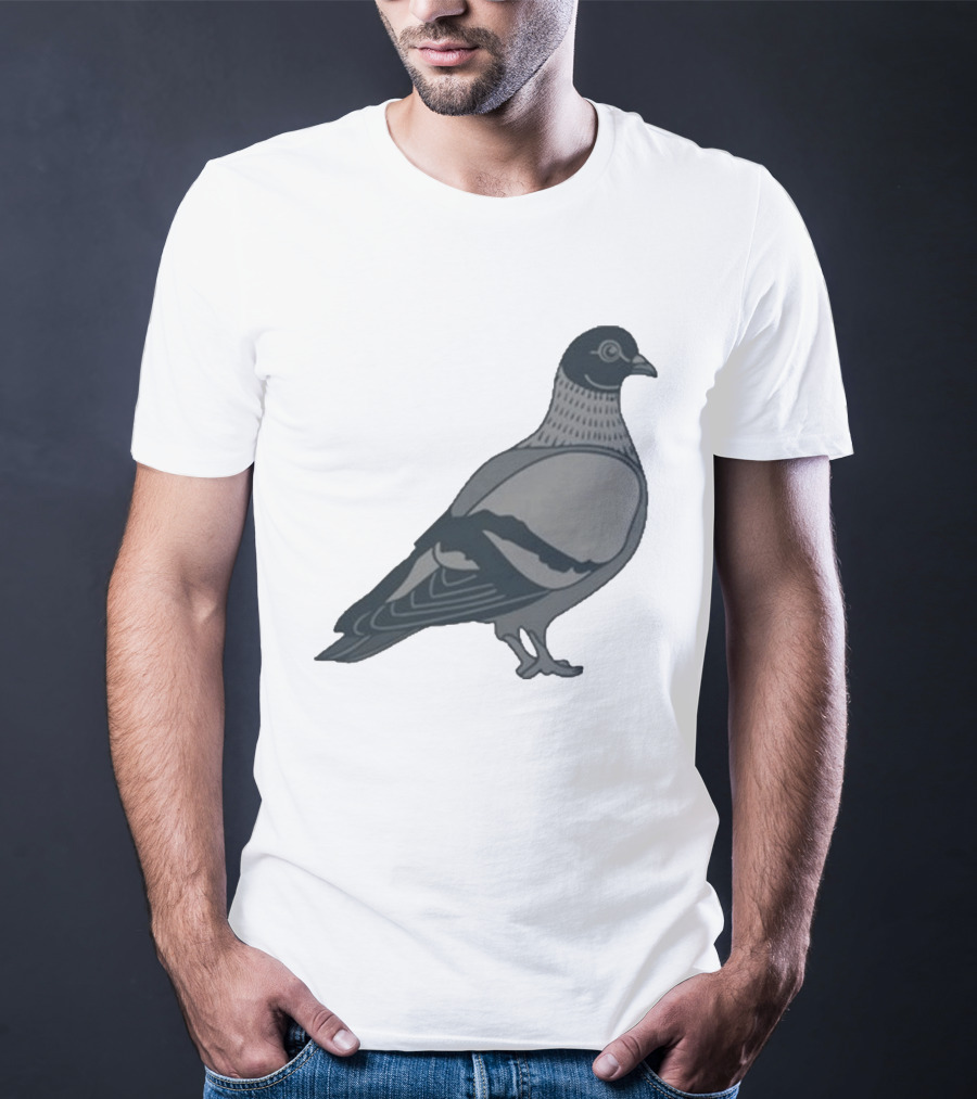Pigeon Heavyweight Streetwear Symbolic T-Shirt