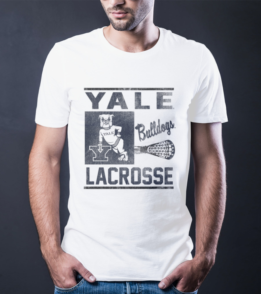 Yale Bulldogs Lacrosse Team Spirit Y T-Shirt