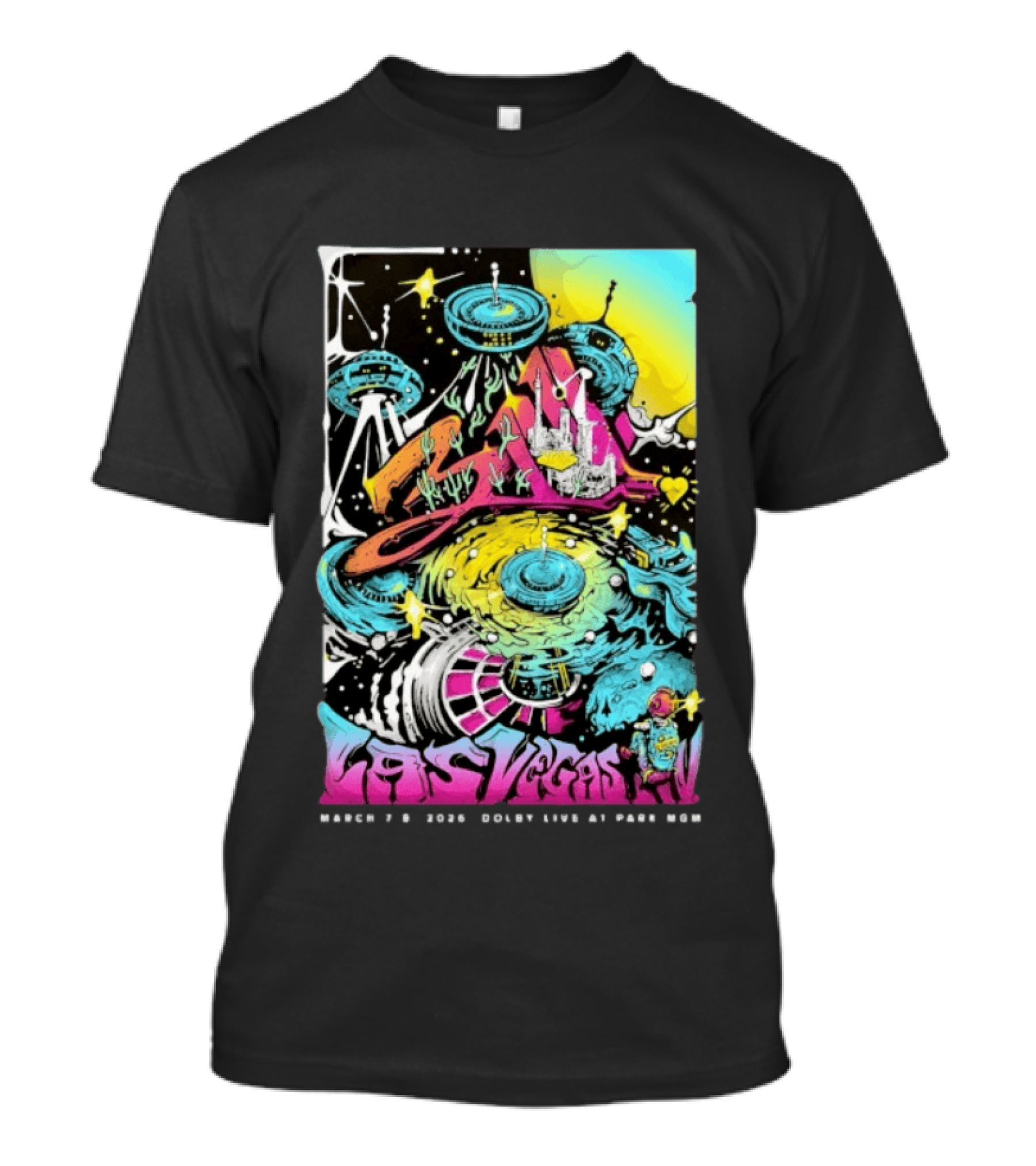 311 Band Live At Park MGM Las Vegas March 7 8 2026 Psychedelic T-Shirt
