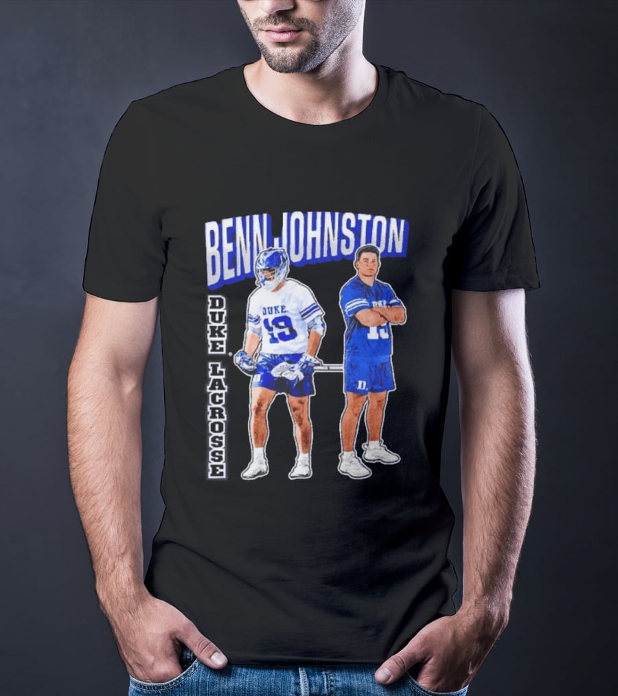 Benn Johnston Duke Lacrosse Player 19 Blue Devils T-Shirt