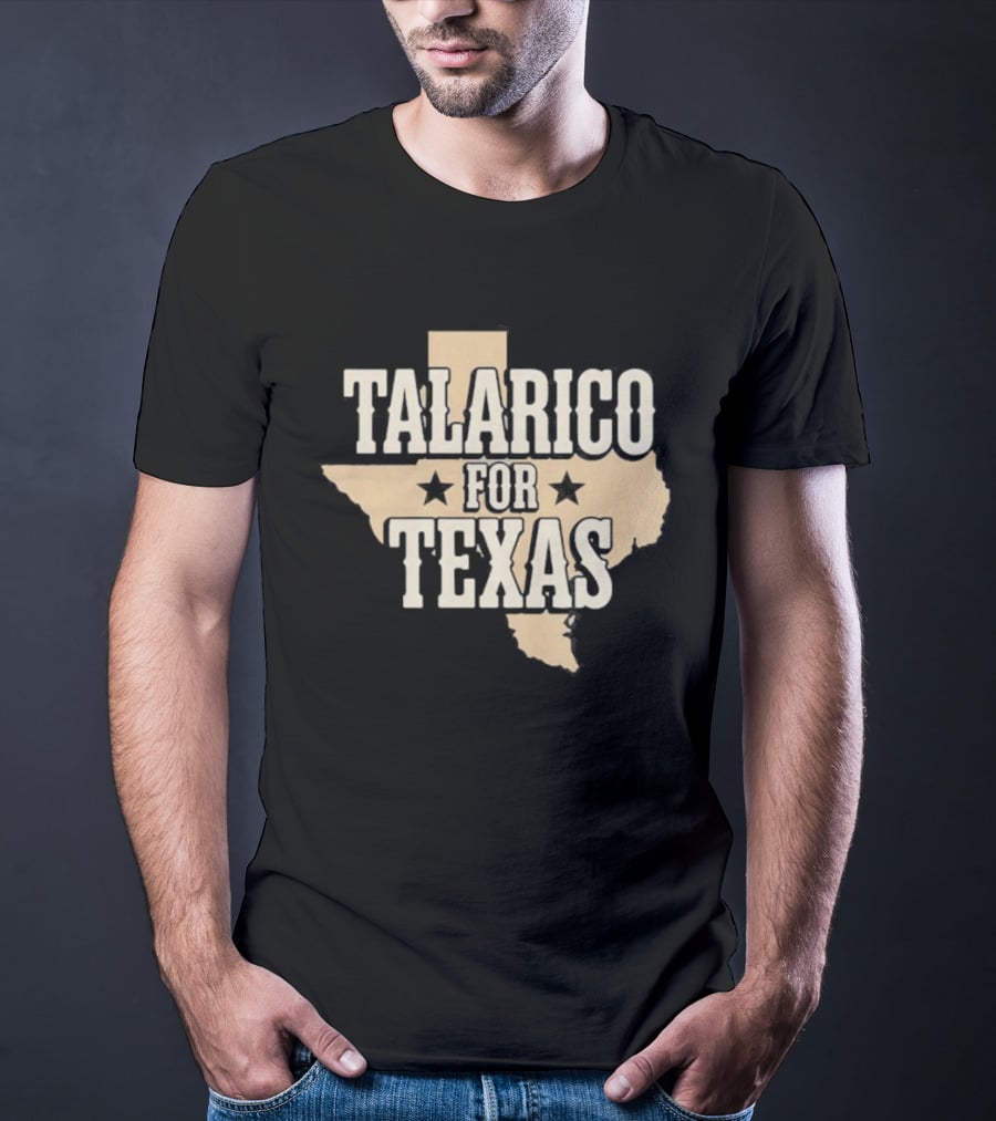 Talarico For Texas Campaign State Map T-Shirt