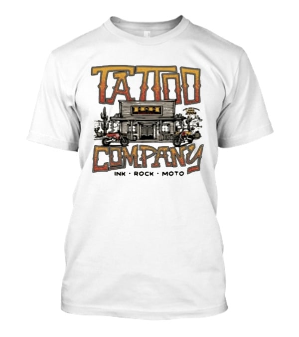 Hart & Huntington Tattoo Company Ink Rock Moto Saloon T-Shirt