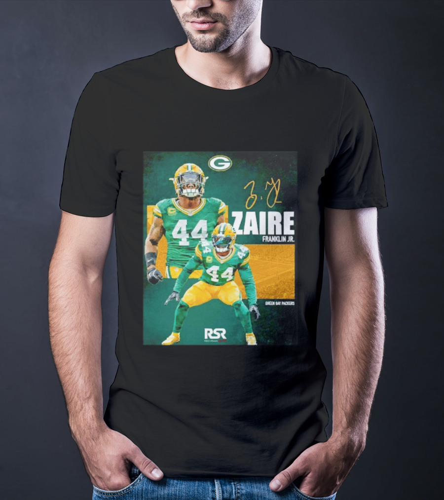Zaire Franklin Jr Green Bay Packers 44 Signature Edition T-Shirt