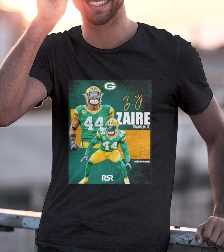 Zaire Franklin Jr Green Bay Packers 44 Signature Edition T-Shirt
